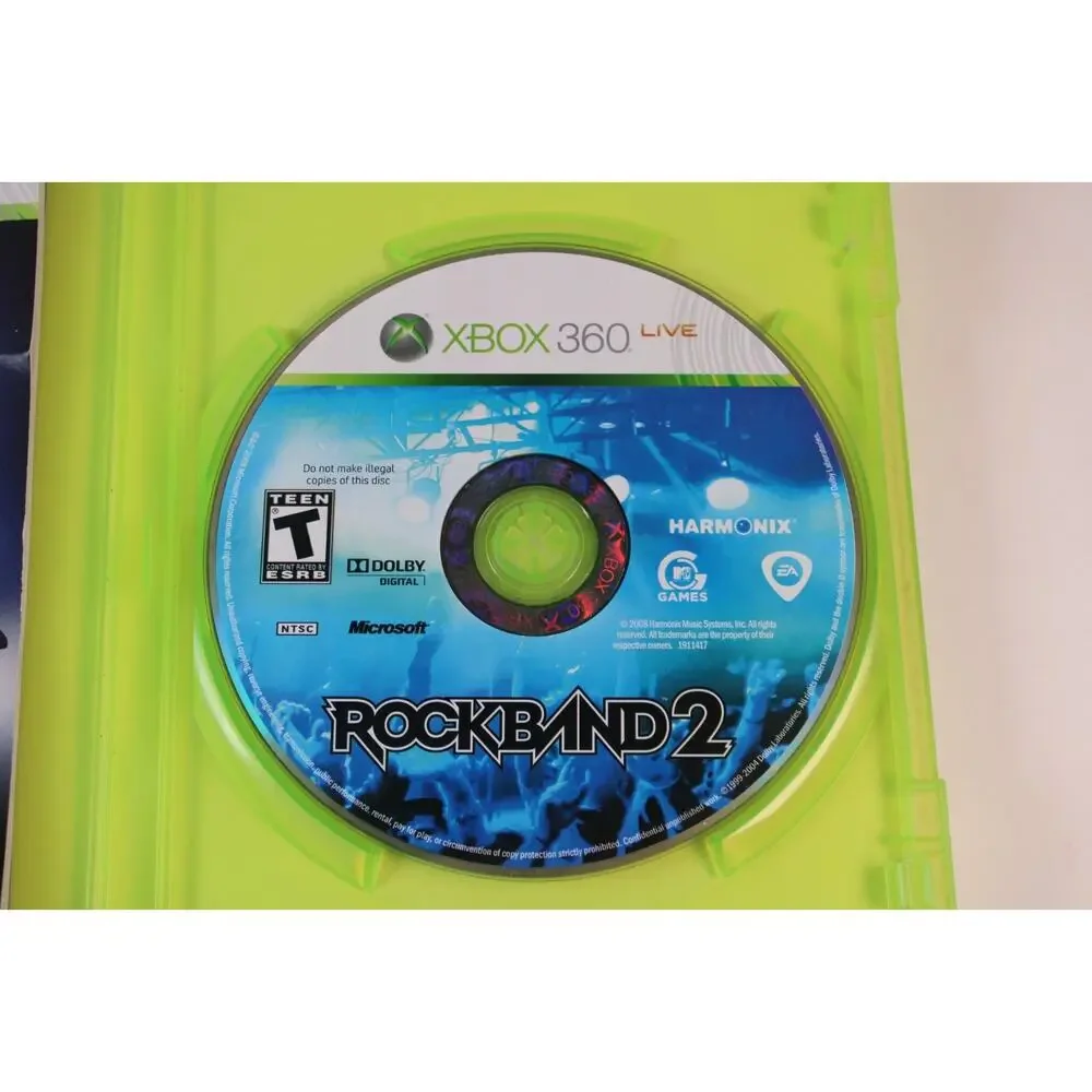 Rock Band (Microsoft Xbox 360) Authentic, Complete, Tested/works